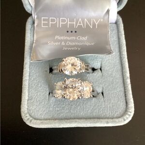 QVC Epiphany Rings. NWOT
